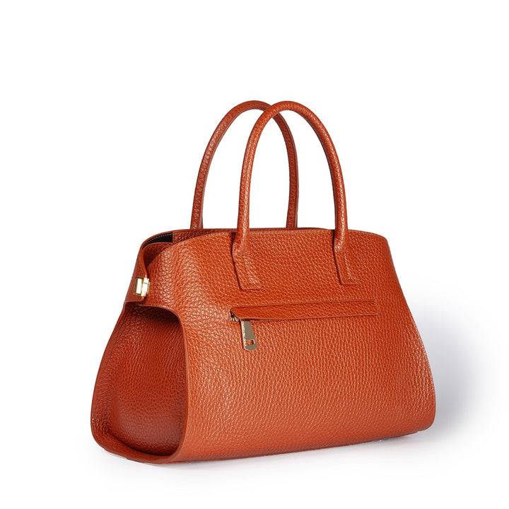 Roberta Gandolfi Elodie bowling medium borsa a mano in pelle con tracolla staccabile e regolabile In Saldo