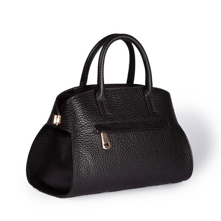 Roberta Gandolfi Elodie bowling small borsa a mano in pelle con tracolla staccabile e regolabile Moda