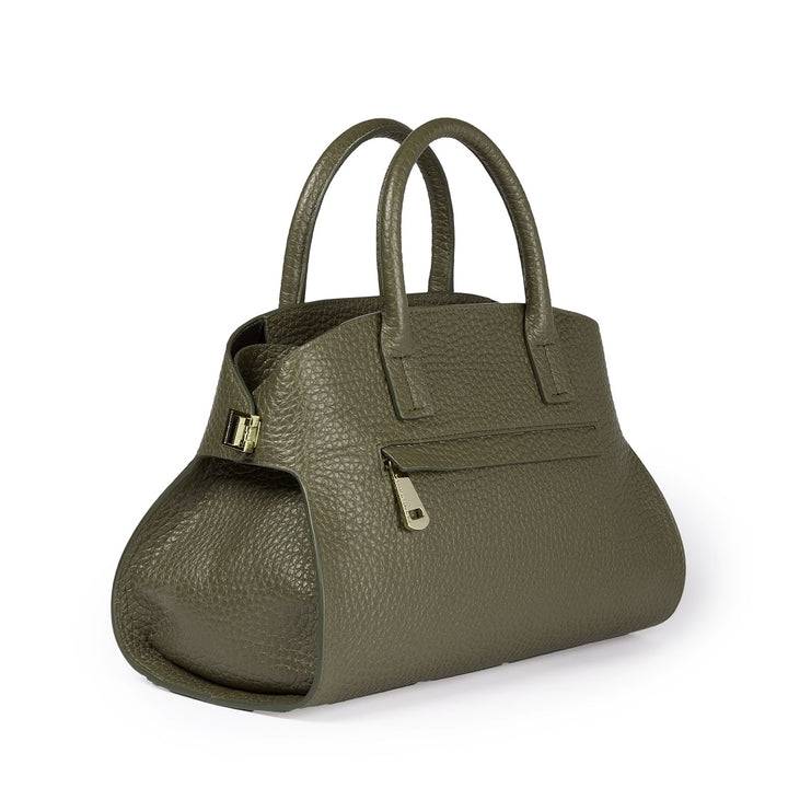 Roberta Gandolfi Elodie bowling small borsa a mano in pelle con tracolla staccabile e regolabile 2025