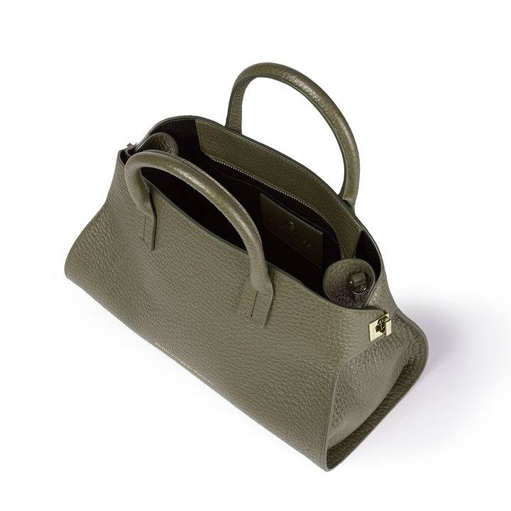 Roberta Gandolfi Elodie bowling small borsa a mano in pelle con tracolla staccabile e regolabile 2025