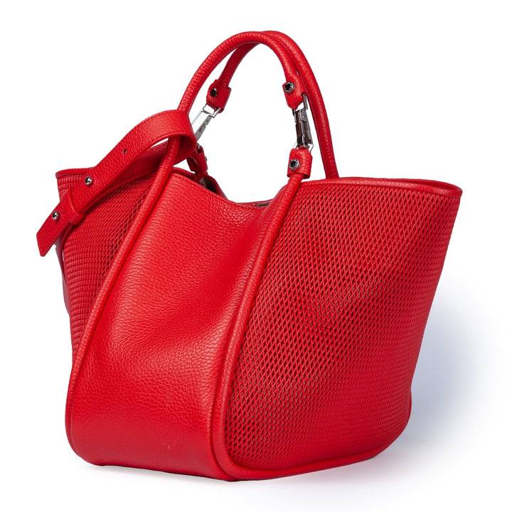 Roberta Gandolfi Yuma medium 3 in 1 borsa a mano in pelle trasformabile con tracolla staccabile Acquista Ora