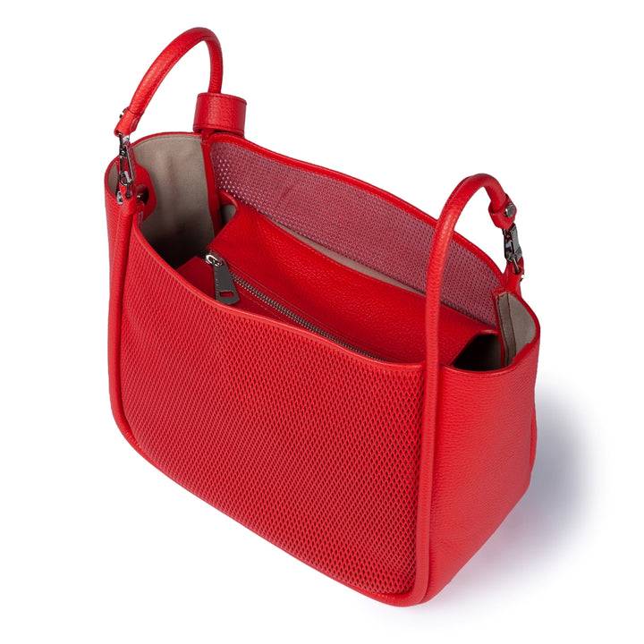 Roberta Gandolfi Yuma medium 3 in 1 borsa a mano in pelle trasformabile con tracolla staccabile Acquista Ora