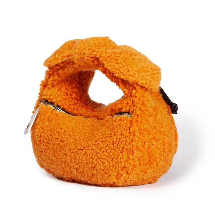Roberta Gandolfi Bunny Teddy mini bag in shearling con tracolla in pelle staccabile Qualità