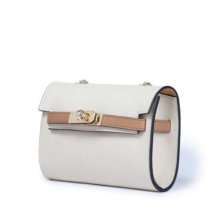 Roberta Gandolfi Chiara tracollina crossbody con chiusura girello e tracolla in catena Fino Al -60%