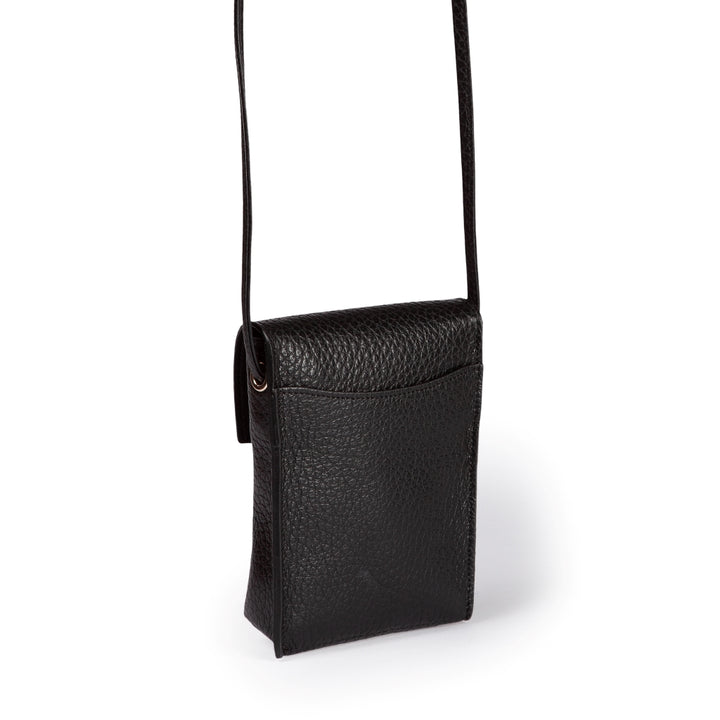 Roberta Gandolfi Elodie minibag and phoneholder in pelle con pratica tasca esterna e tracolla regolabile Sottocosto