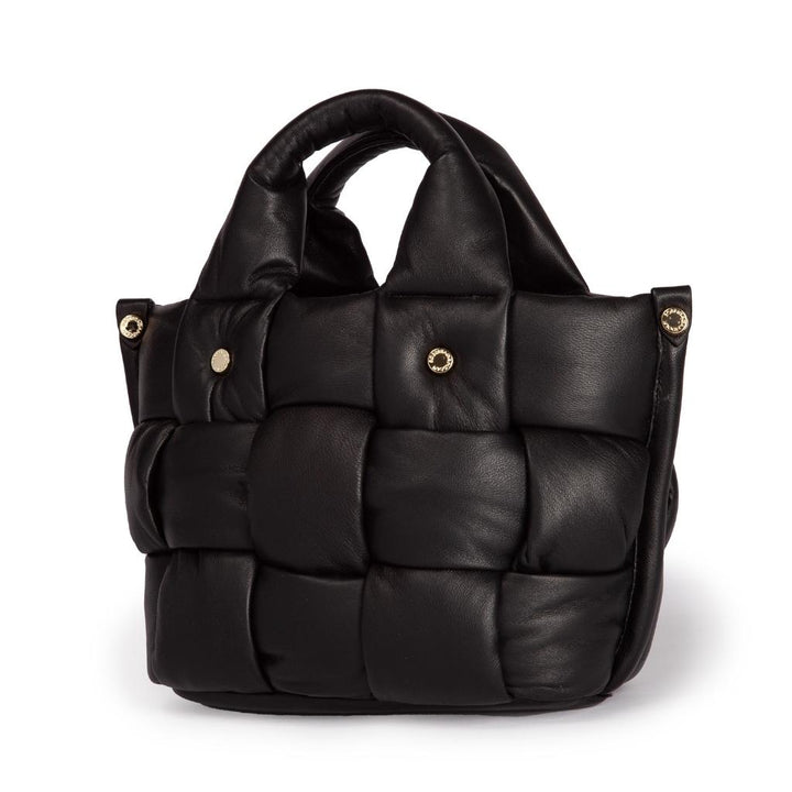 Roberta Gandolfi Greta Mini Nappa borsa in soffice pelle di agnello imbottita ed intrecciata a mano Offerta