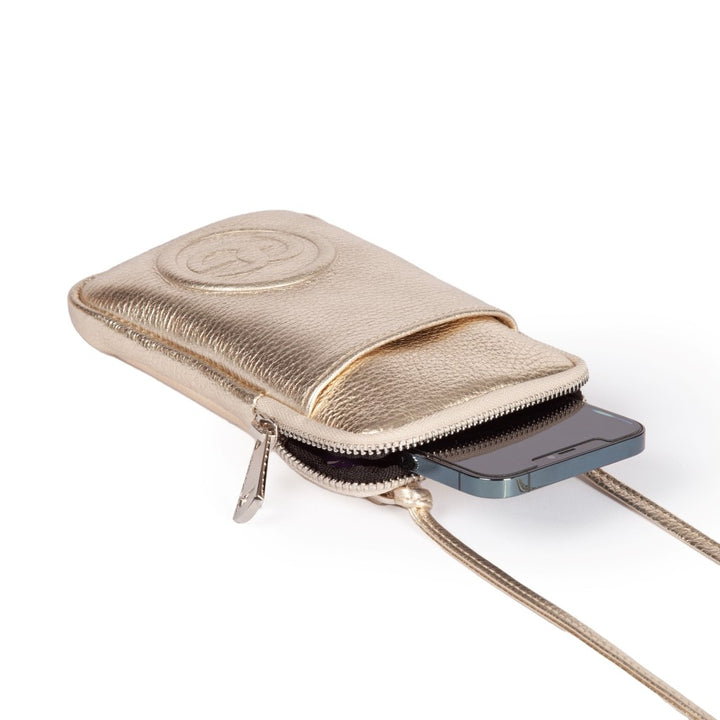 Roberta Gandolfi RG Phone holder in pelle di vitello con tracolla staccabile e regolabile Hotsell