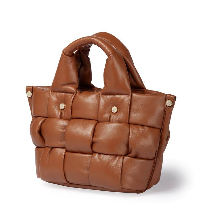 Roberta Gandolfi Greta Mini Nappa borsa in soffice pelle di agnello imbottita ed intrecciata a mano Saldi Di Fabbrica