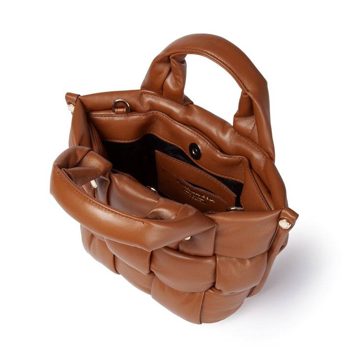 Roberta Gandolfi Greta Mini Nappa borsa in soffice pelle di agnello imbottita ed intrecciata a mano Saldi Di Fabbrica