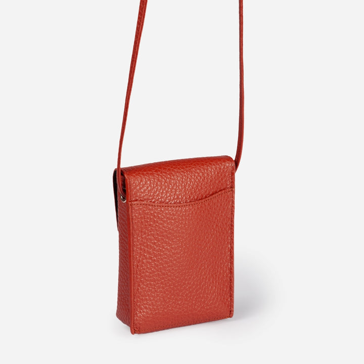 Roberta Gandolfi Elodie minibag and phoneholder in pelle con pratica tasca esterna e tracolla regolabile Vendita