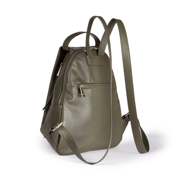 Roberta Gandolfi Micol Backpack in vitello liscio multitasche Acquista Ora