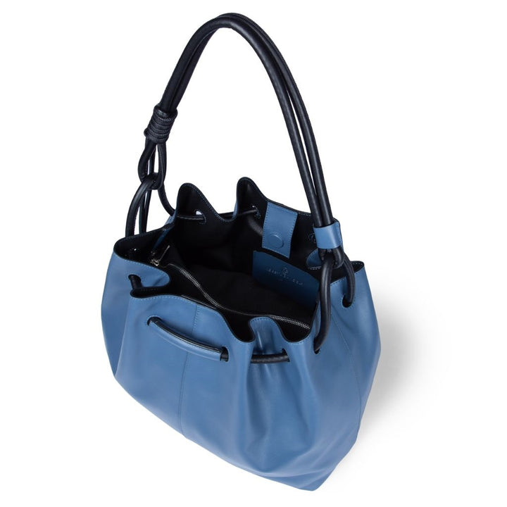 Roberta Gandolfi Gisella Large borsa con doppia portabilità mano o spalla in morbido vitello Consegna Veloce