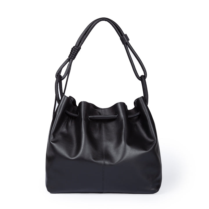 Roberta Gandolfi Gisella Large borsa con doppia portabilità mano o spalla in morbido vitello Presa