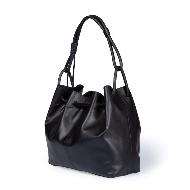 Roberta Gandolfi Gisella Large borsa con doppia portabilità mano o spalla in morbido vitello Presa