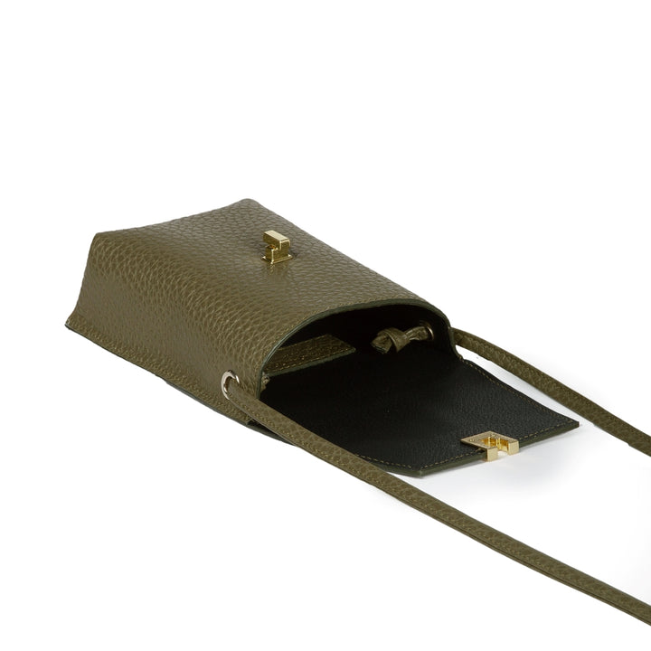Roberta Gandolfi Elodie minibag and phoneholder in pelle con pratica tasca esterna e tracolla regolabile Promozione