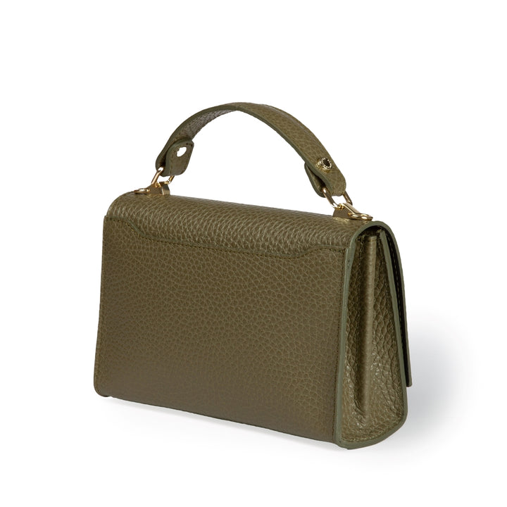 Roberta Gandolfi Elodie compact crossbody borsa in pelle con tramezza interna e tasca esterna con tracolla staccabile e regolabile Qualità Garantita