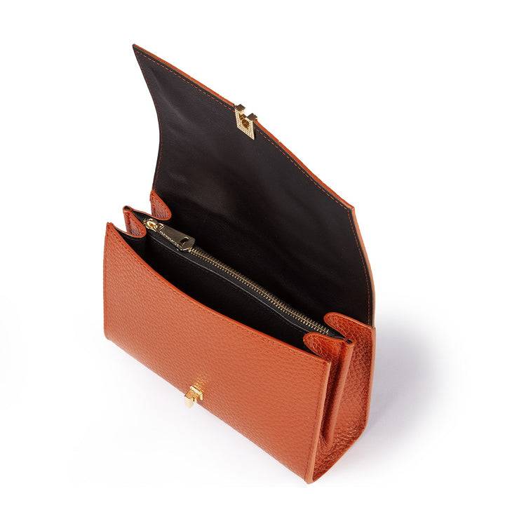 Roberta Gandolfi Elodie compact crossbody borsa in pelle con tramezza interna e tasca esterna con tracolla staccabile e regolabile Negozi Online