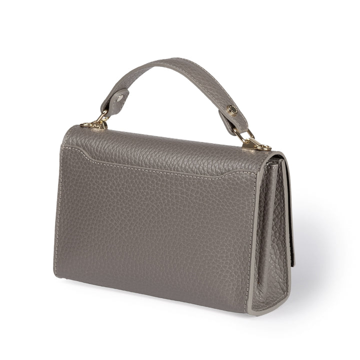 Roberta Gandolfi Elodie compact crossbody borsa in pelle con tramezza interna e tasca esterna con tracolla staccabile e regolabile Acquista Ora