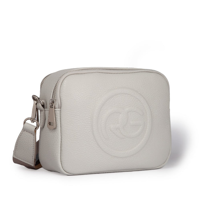 Roberta Gandolfi Roberta Pelle camera e crossbody in pelle con doppio scomparto e tracolla staccabile Affare Del Giorno