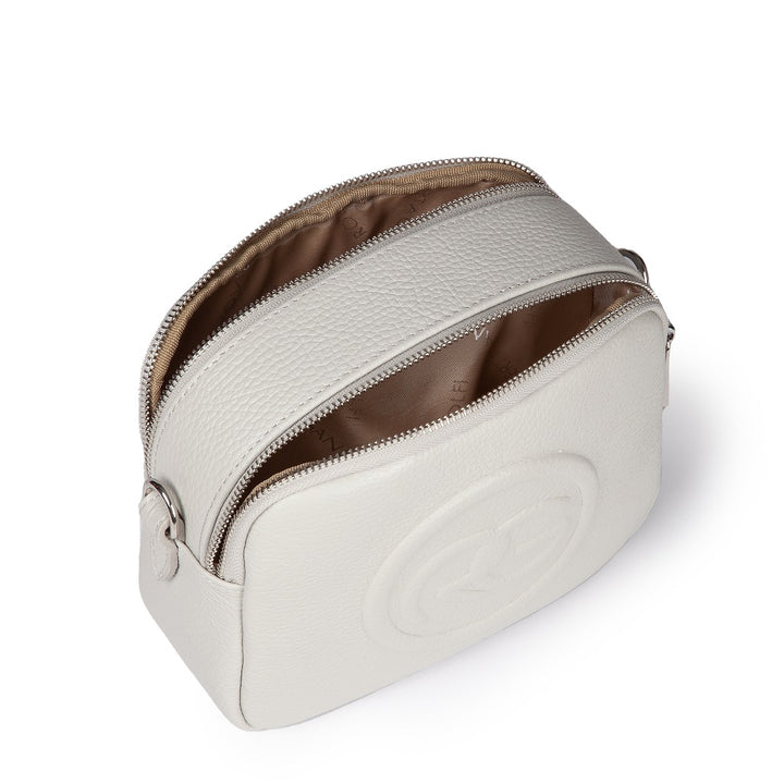 Roberta Gandolfi Roberta Pelle camera e crossbody in pelle con doppio scomparto e tracolla staccabile Affare Del Giorno