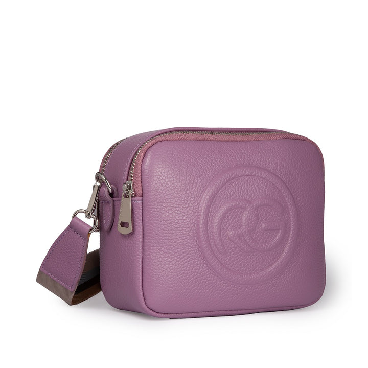 Roberta Gandolfi Roberta Pelle camera e crossbody in pelle con doppio scomparto e tracolla staccabile Prezzo Ridotto