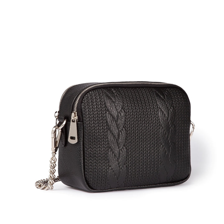 Roberta Gandolfi Camera Treccia borsa a spalla e crossbody in pelle stampata con tracolla catena Convenienza