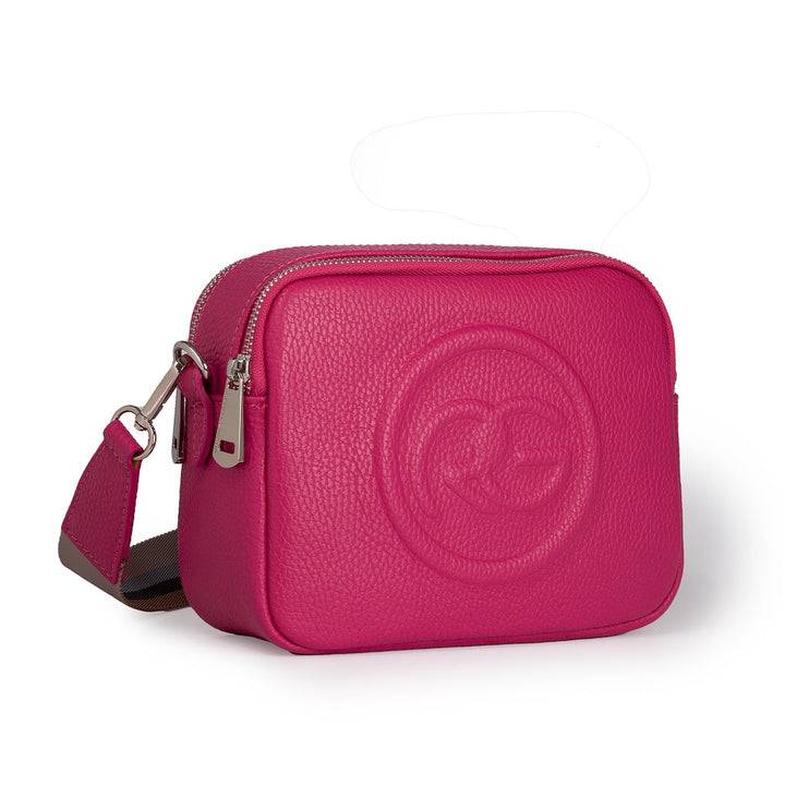 Roberta Gandolfi Roberta Pelle camera e crossbody in pelle con doppio scomparto e tracolla staccabile Novità