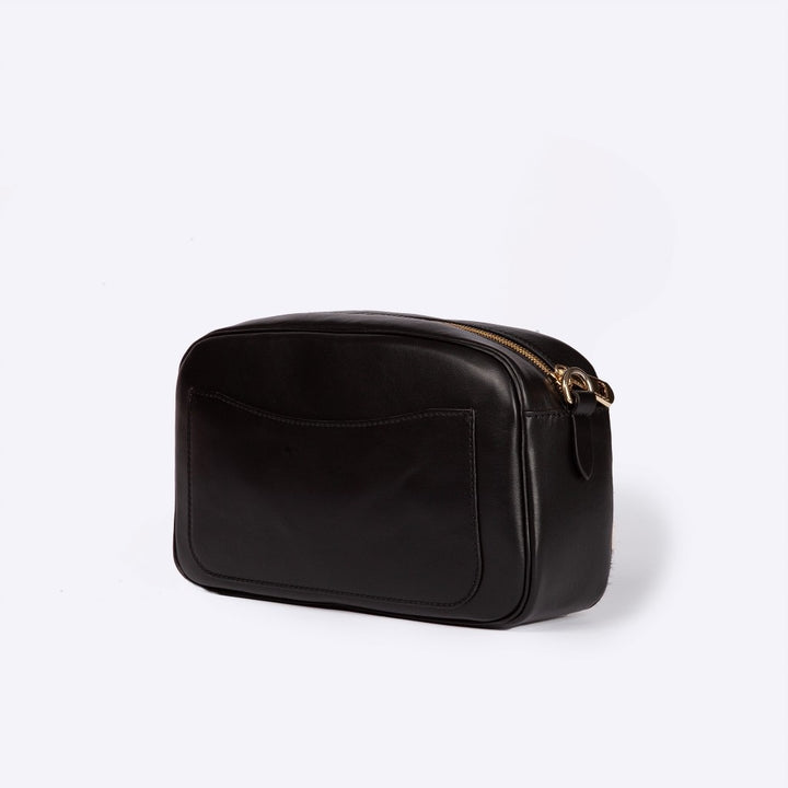 Roberta Gandolfi Dafne pony camera in pelle stampa animalier con tracolla staccabile Economico
