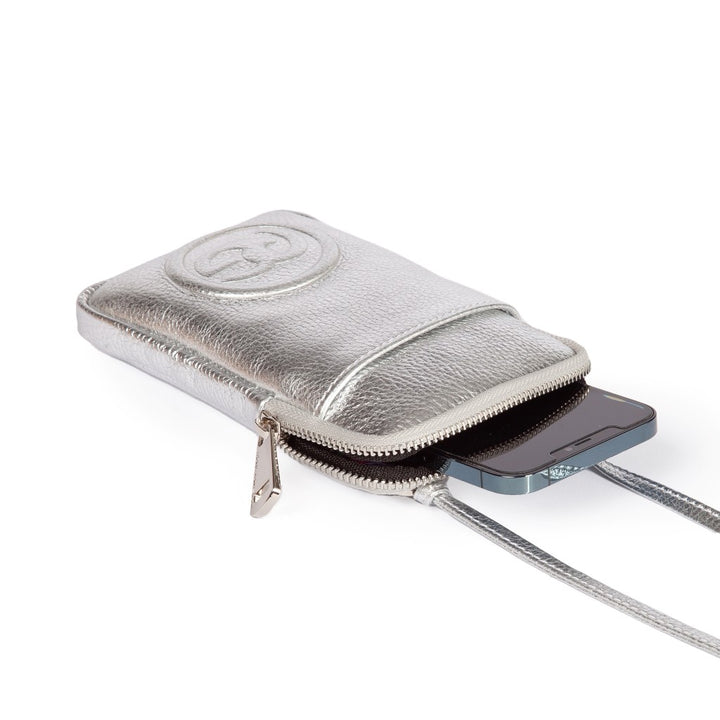 Roberta Gandolfi RG Phone holder in pelle di vitello con tracolla staccabile e regolabile Saldi