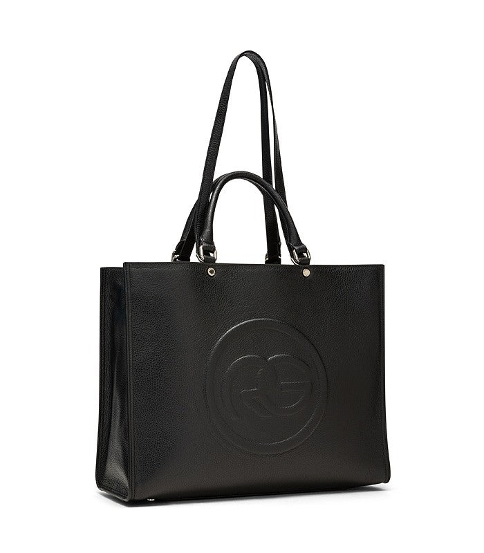 Roberta Gandolfi Roberta Pelle Large Borsa a mano in pelle con doppi spallacci per essere portata a spalla e tramezza Pezzi Unici