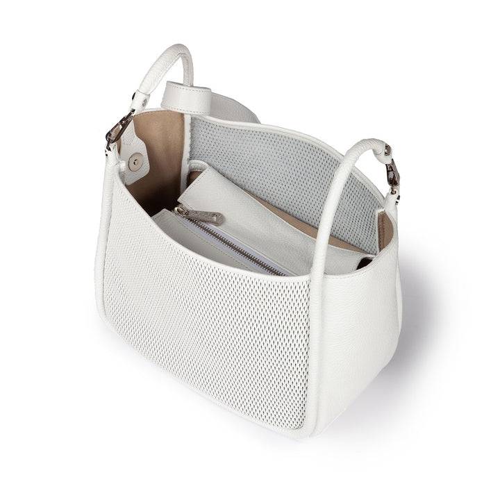 Roberta Gandolfi Yuma medium 3 in 1 borsa a mano in pelle trasformabile con tracolla staccabile Italia