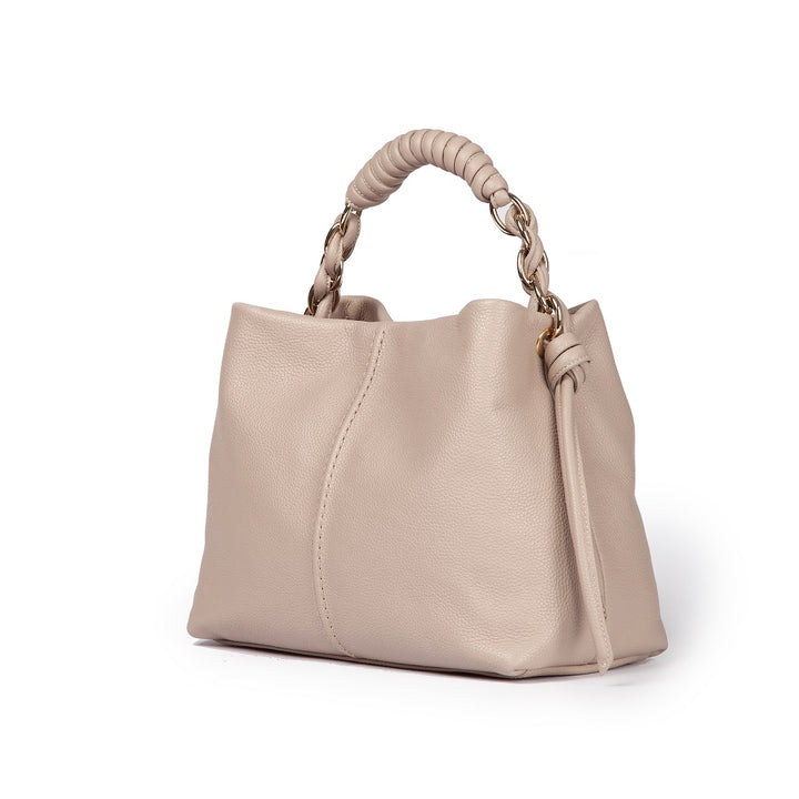 Roberta Gandolfi Amina small borsa a mano in pelle con manico tubolare fasciato e tracolla staccabile Saldi Di Fabbrica