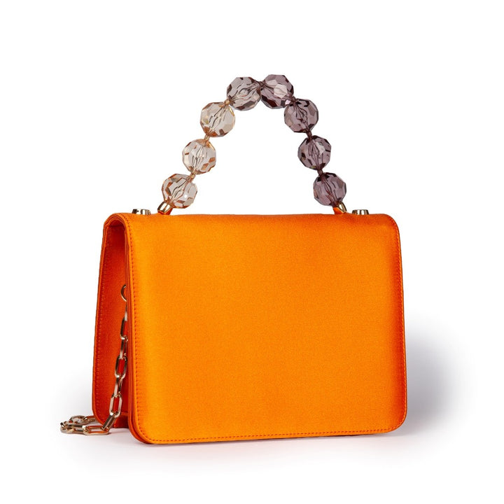 Roberta Gandolfi Sirenetta Mini bag in raso di seta e manico gioiello Moda