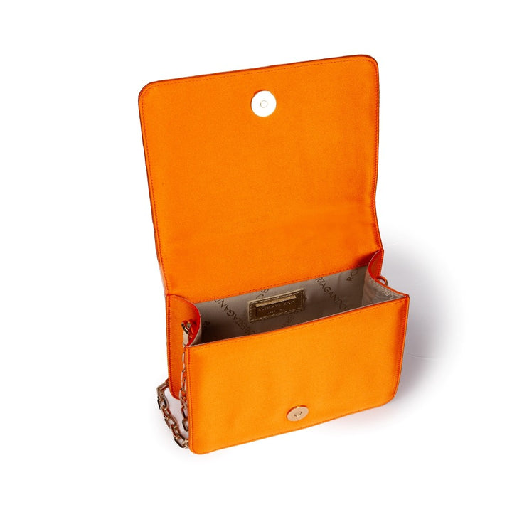 Roberta Gandolfi Sirenetta Mini bag in raso di seta e manico gioiello Moda