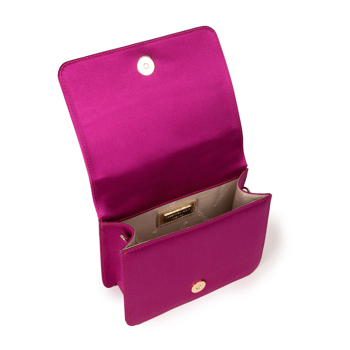 Roberta Gandolfi Sirenetta Mini bag in raso di seta e manico gioiello Qualità