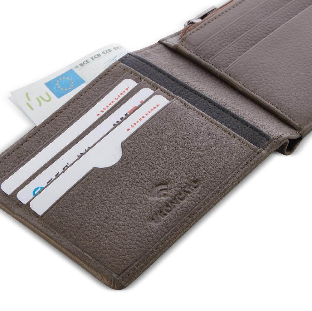 Roncato Portafoglio con portamonete alaska greige Negozio Online Roncato Sconto