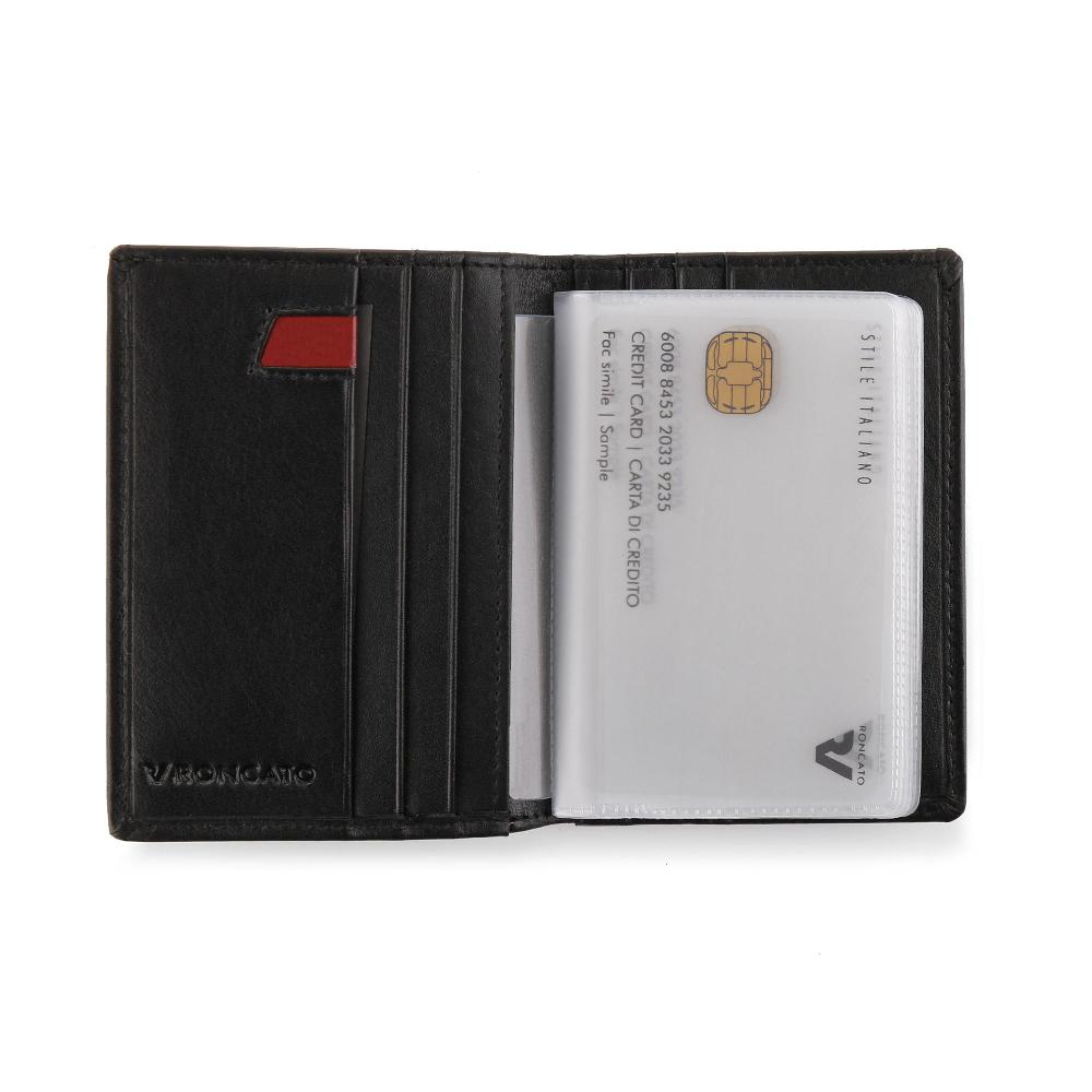 Roncato Porta carte di credito pascal nero Negozio Online Roncato In Linea