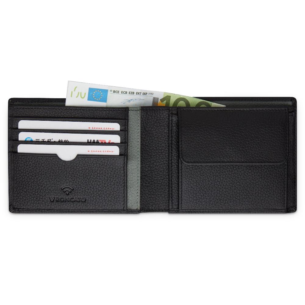 Roncato Portafoglio con portamonete alaska nero Negozio Online Roncato Fino Al -60%