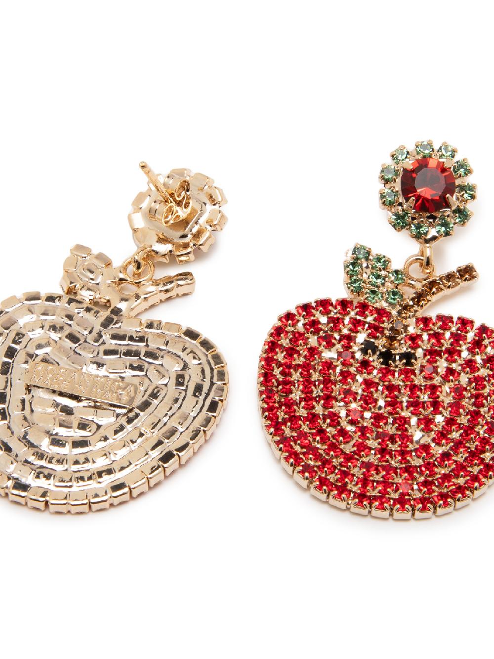 Rosantica Cornucopia Red Earrings Nuova