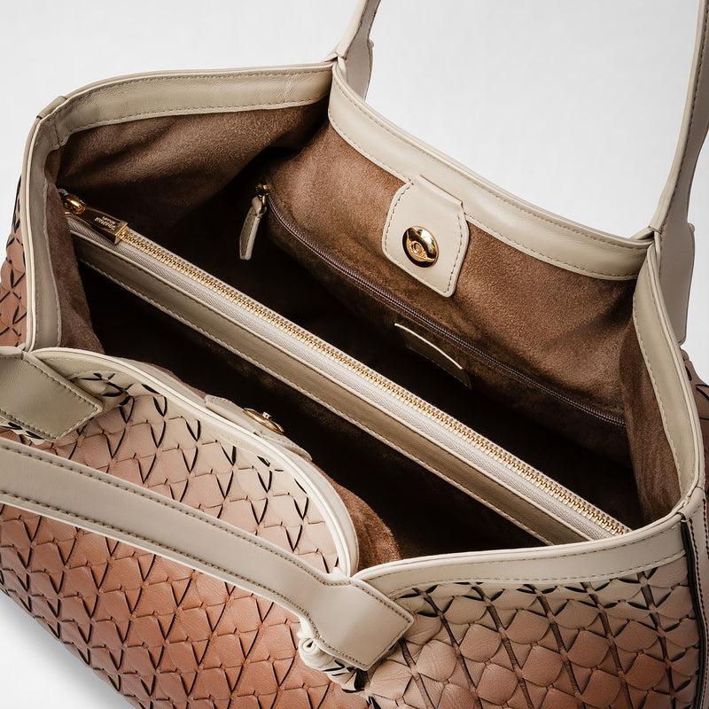 Serapian TOTE BAG SECRET PICCOLA IN MOSAICO Italy
