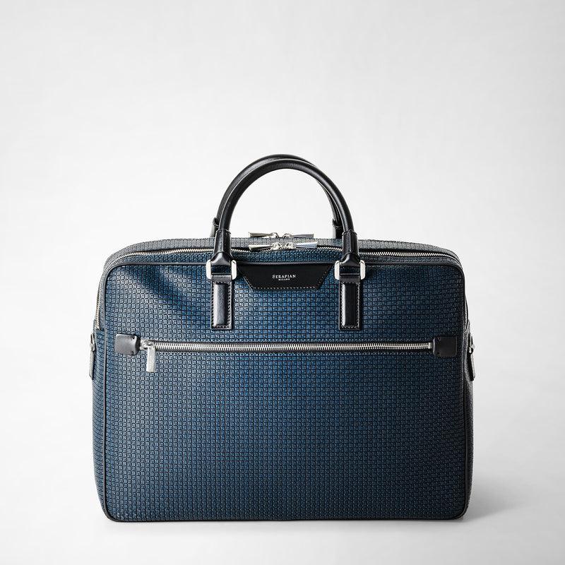 Serapian Borsa business scomparto stepan blu oceano-nero Negozi Online
