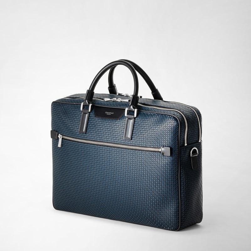 Serapian Borsa business scomparto stepan blu oceano-nero Negozi Online
