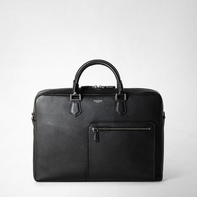Serapian Borsa business quattordici in pelle cachemire Shopping Online