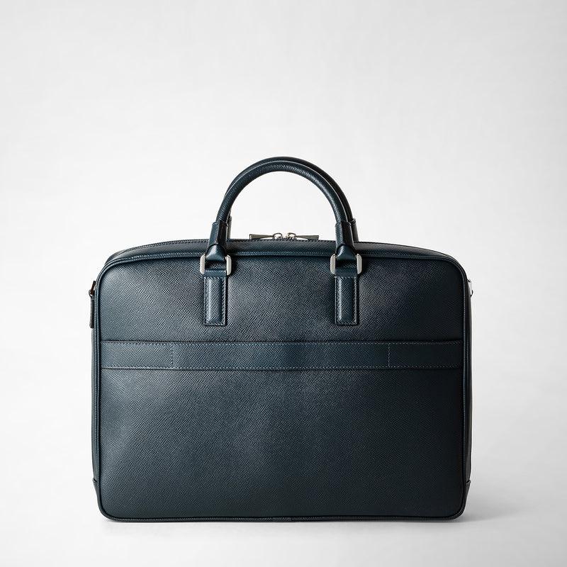 Serapian Borsa business slim in pelle evoluzione blu navy Novità