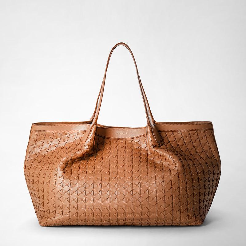 Serapian Secret tote bag in mosaico tan Outlet