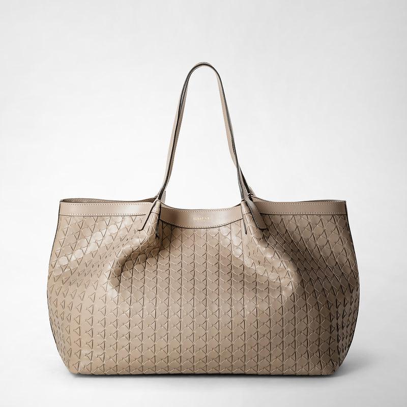 Serapian Tote bag secret in mosaico sahara In Vendita