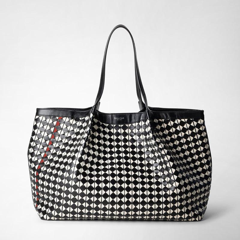 Serapian TOTE BAG SECRET IN MOSAICO Vendita Calda