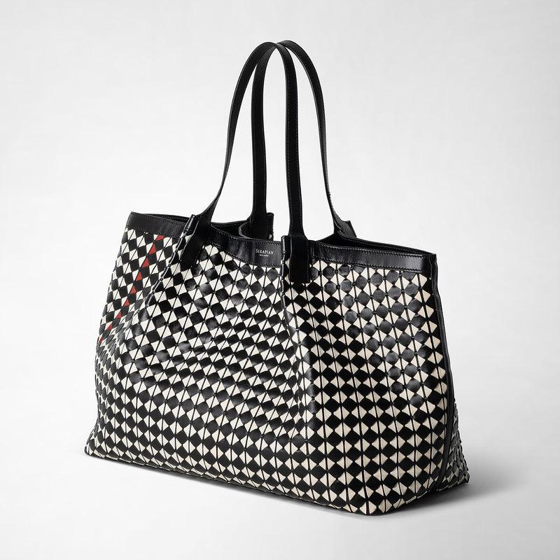 Serapian TOTE BAG SECRET IN MOSAICO Vendita Calda