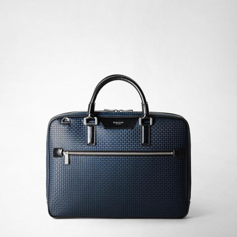 Serapian Borsa business extra slim in stepan blu oceano Promozione