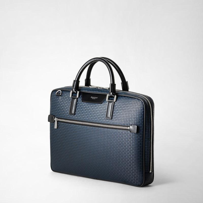 Serapian Borsa business extra slim in stepan blu oceano Promozione